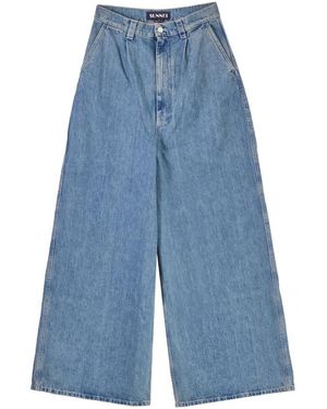Sunnei Wide Jeans - Azul