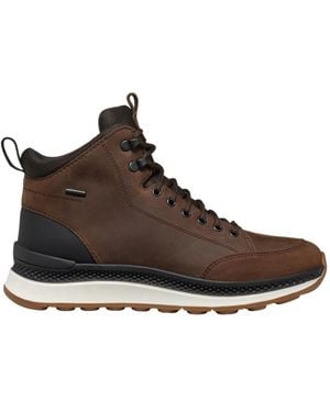 Geox Lace-Up Boots - Brown