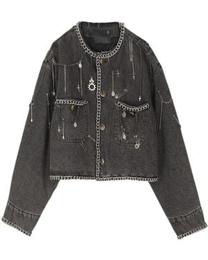 R13 Denim Jackets - Negro