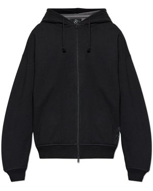 Y-3 Mercedes Zip Hoodie - Blau
