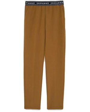 Ermanno Scervino Cropped Pants - Natural