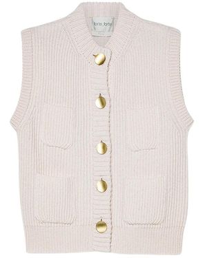 forte_forte Waistcoats - Natural