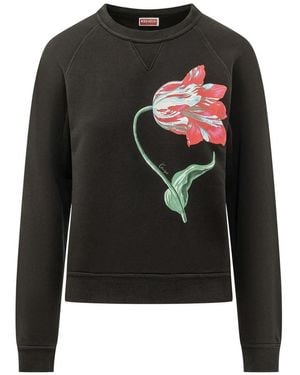 KENZO Tulip Sweatshirt - Zwart