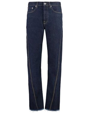 Lanvin Straight-Leg Jeans Met 5 Zakken - Blauw