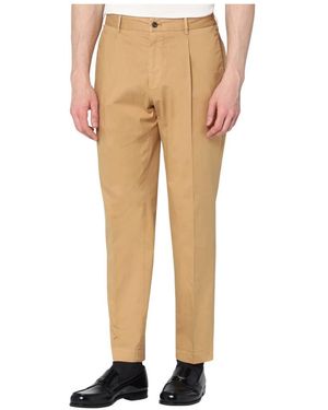 Santaniello Braune Baumwollhose - Natur
