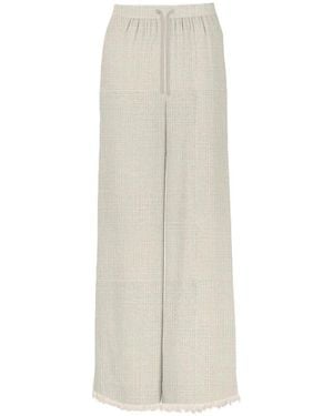MC2 Saint Barth Wide Trousers - Natural