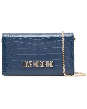 Love Moschino Cross Body Bags - Blue