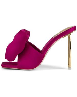 Jeffrey Campbell Hollyweird Heeled Mules - Pink