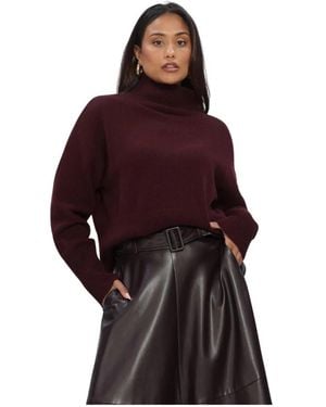 Suncoo Truien & Vesten ,Rood ,Wol Pinto Sweater