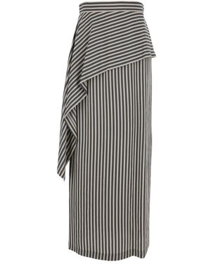 Tela Rokken ,Veelkleurig ,Tilda Skirt - Grijs