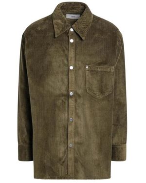 Ami Paris Camicia A Coste - Verde