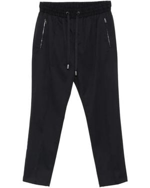 Dolce & Gabbana Broeken ,Blauw ,Wol Chino - Zwart
