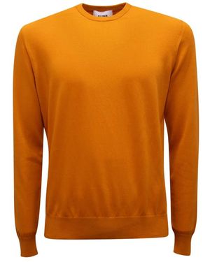 Alpha Studio Round-Neck Knitwear - Orange