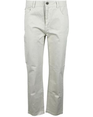Another Label Straight Trousers - Gris