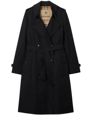Burberry Trench Coats - Negro