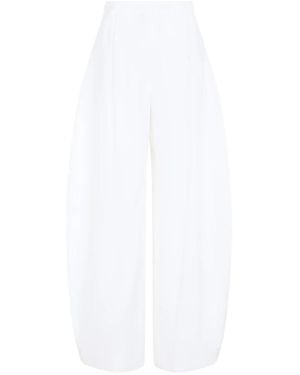 Jacquemus Wide Trousers - Bianco
