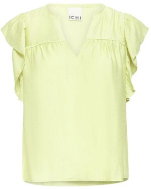 Ichi Blouse - Geel
