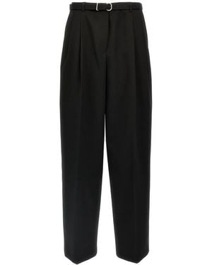 Jil Sander Straight Trousers - Black