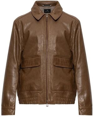 Paul Smith Vintage-Lederjacke - Braun