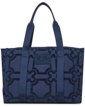 V73 Tote Bags - Azul