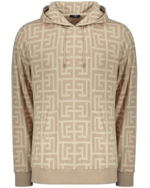 Balmain Hoodies - Natural