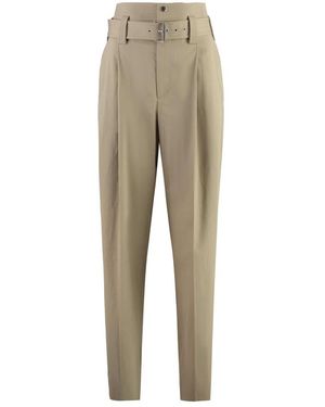 Bottega Veneta Slim-Fit Trousers - Natural