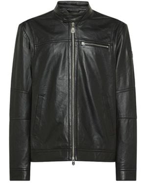 Peuterey Leather Jackets - Black