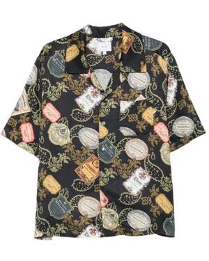 Rhude Short Sleeve Shirts - Green
