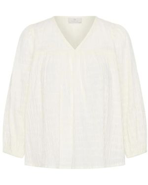 Kaffe Blouses - Blanco
