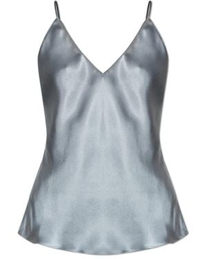 Anine Bing Seidentop - Blau