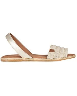 POPA Flat Sandals - Metálico