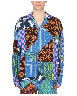 Marcelo Burlon Casual Shirts - Blu