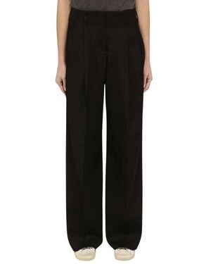 Golden Goose Wide Trousers - Black
