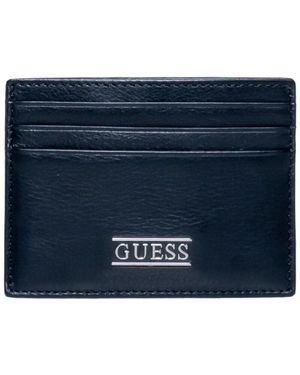 Guess R kartenetui leder kollektion - Blau