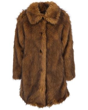 Ba&sh Faux Fur & Shearling Jackets - Brown