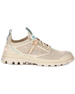 Palladium Trainers - Natural