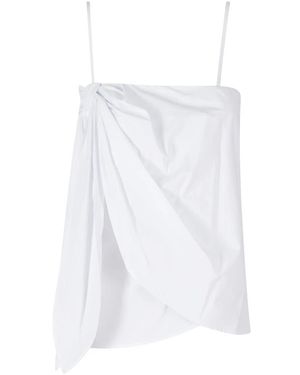 Isabelle Blanche Tops ,Wit ,Top Met Strik
