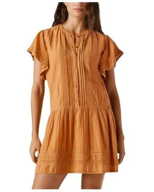 Pepe Jeans Shirt Dresses - Brown