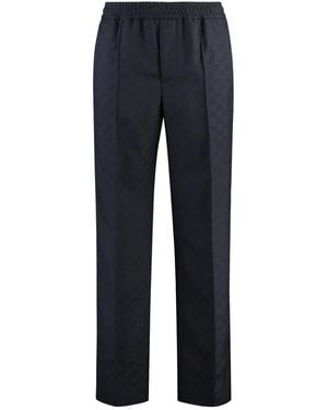 Gucci Straight Trousers - Blue