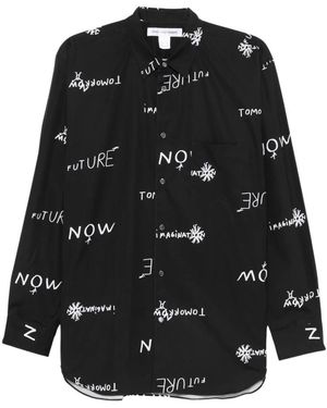 Comme des Garçons Casual Hemden - Zwart