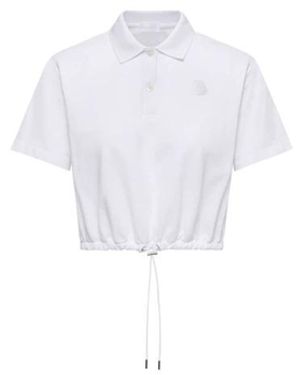 Moncler Ss Polo - Wit