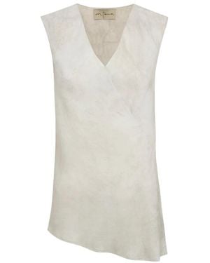 Cortana Sleeveless Tops - Natural