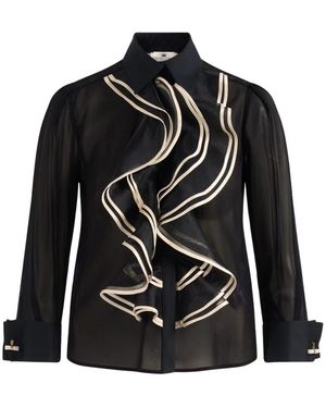 Elisabetta Franchi Blouses - Black