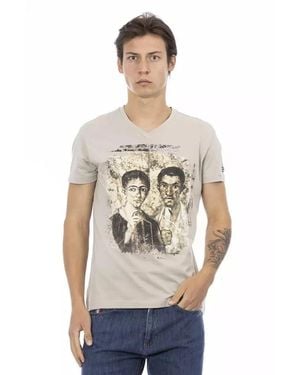Trussardi T-Shirts - Natural