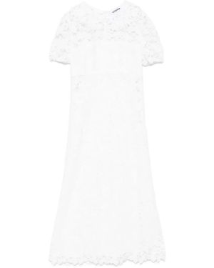 Vivetta Kleedjes ,Wit ,Polyester Midi Jurk