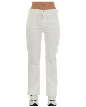 Emporio Armani Straight Fit Jeans - White