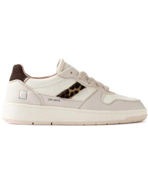 Date Schoenen ,Leer Court 2.0 Vintage Calf - Naturel