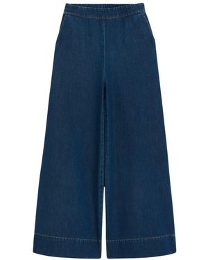 Suncoo Wide Trousers - Azul