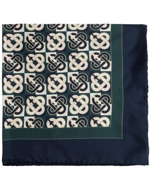 CASABLANCA Silky Scarves - Azul