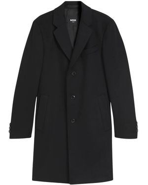 BOSS Single-Breasted Coats - Noir